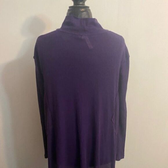 Free People We the Free Wonder Woman Purple Mock Thermal Tunic, size SP - Picture 7 of 7